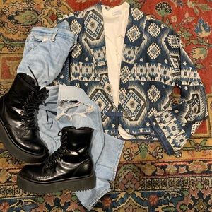 Vintage woven blazer jacket!